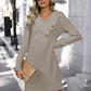 Solid-color Simple Women's Dress